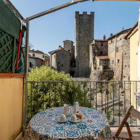 Ferienwohnung La Finestra Sul Fiume Subbiano Exterior foto